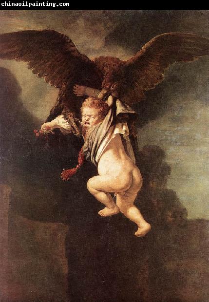 REMBRANDT Harmenszoon van Rijn Rape of Ganymede dh