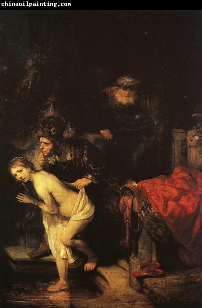 REMBRANDT Harmenszoon van Rijn Susanna and the Elders (detail)