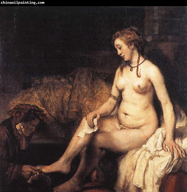 REMBRANDT Harmenszoon van Rijn Bathsheba at Her Bath f