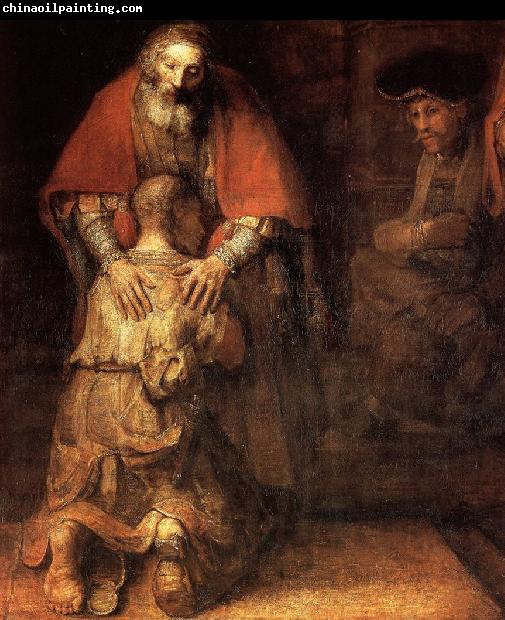 REMBRANDT Harmenszoon van Rijn The Return of the Prodigal Son (detail)