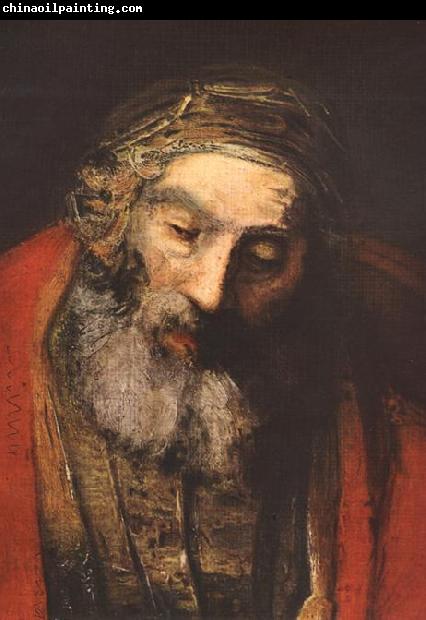 REMBRANDT Harmenszoon van Rijn The Return of the Prodigal Son (detail)