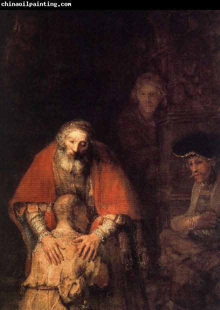 REMBRANDT Harmenszoon van Rijn The Return of the Prodigal Son (detail)