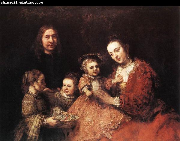 REMBRANDT Harmenszoon van Rijn Family Group