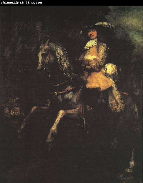 REMBRANDT Harmenszoon van Rijn Frederick Rihel on Horseback sg