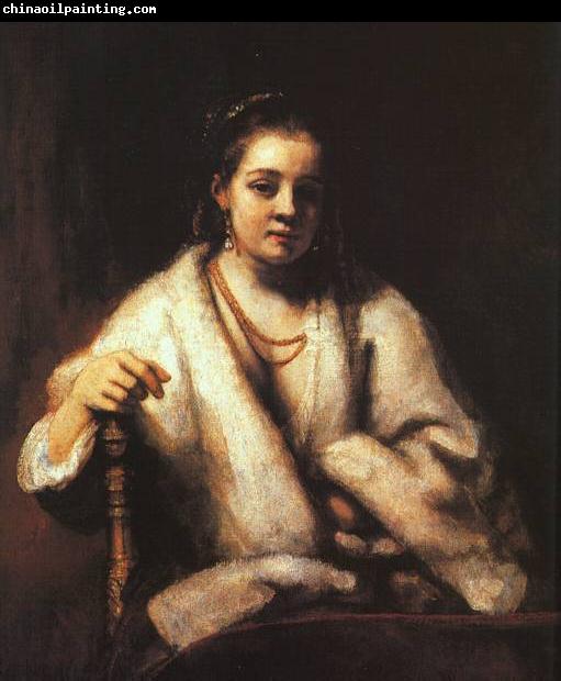 REMBRANDT Harmenszoon van Rijn Portrait of Hendrickje Stofells  xgy