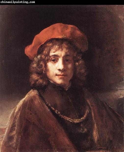 REMBRANDT Harmenszoon van Rijn The Artist's Son Titus du