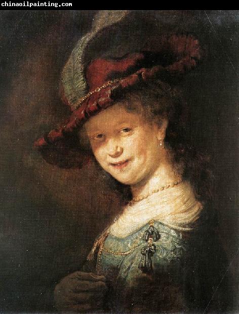 REMBRANDT Harmenszoon van Rijn Portrait of the Young Saskia xfg