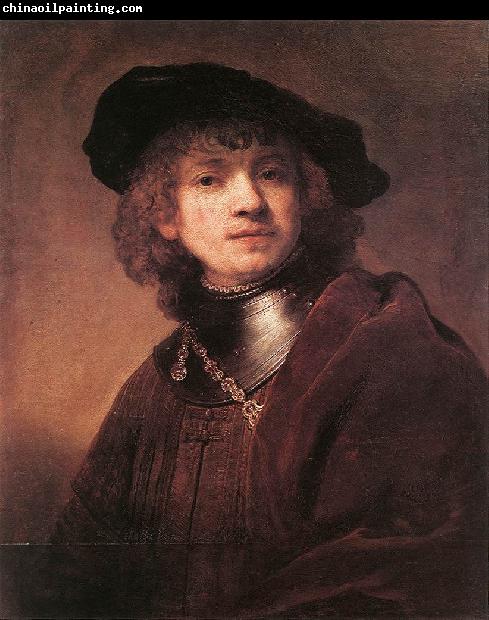 REMBRANDT Harmenszoon van Rijn Self Portrait as a Young Man  dh