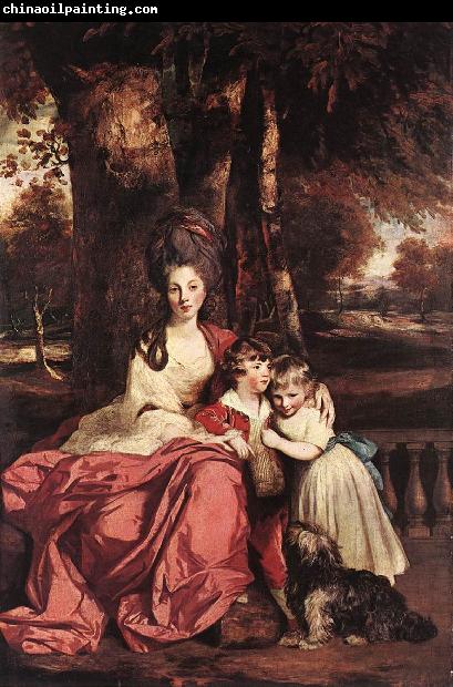 REYNOLDS, Sir Joshua Lady Elizabeth Delm and her Children
