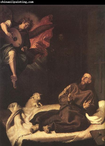 RIBALTA, Francisco St Francis Comforted by an Angel