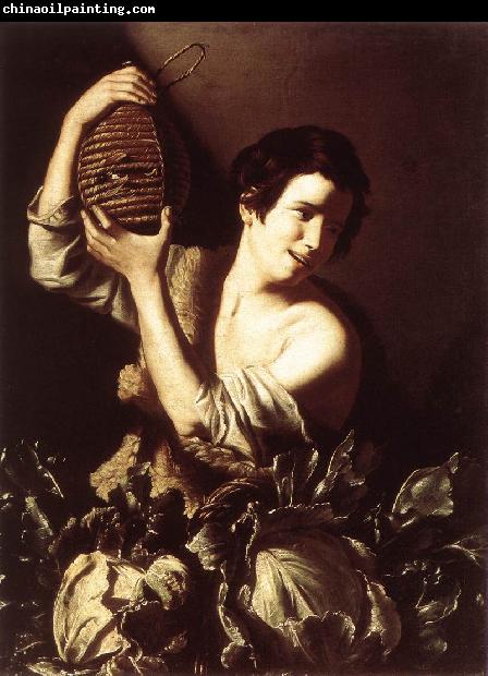 SALINI, Tommaso Boy with a Flask and Cabbages