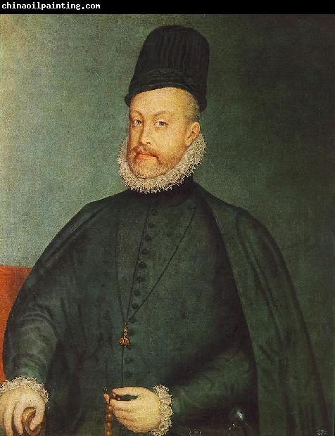 SANCHEZ COELLO, Alonso Portrait of Philip II af