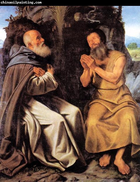 SAVOLDO, Giovanni Girolamo St Anthony Abbot and St Paul