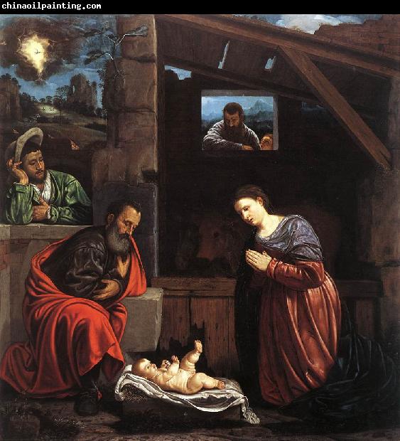 SAVOLDO, Giovanni Girolamo Adoration of the Shepherds sw