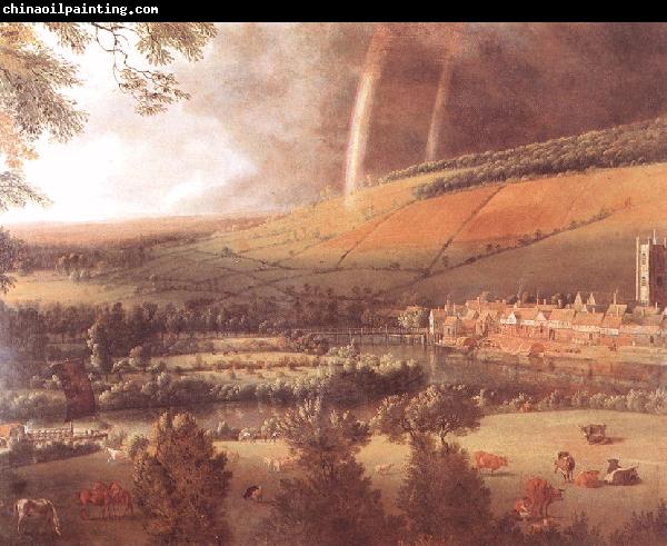 SIBERECHTS, Jan Landscape with Rainbow, Henley-on-Thames ar