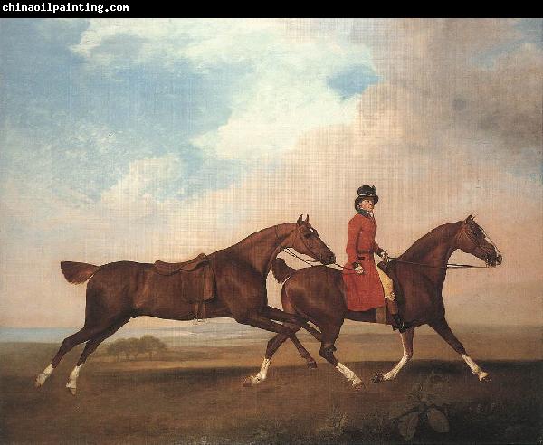 STUBBS, George William Anderson with Two Saddle-horses er