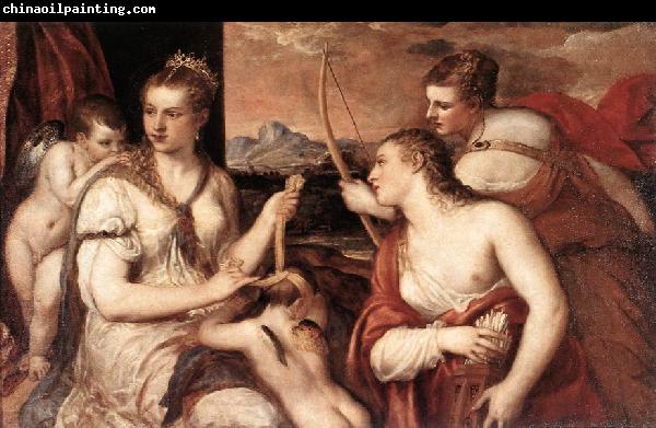 TIZIANO Vecellio Venus Blindfolding Cupid EASF