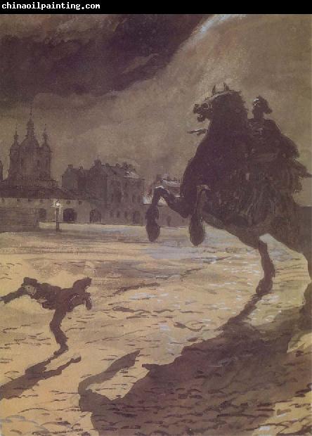 Alexander Benois The Bronze hoseman