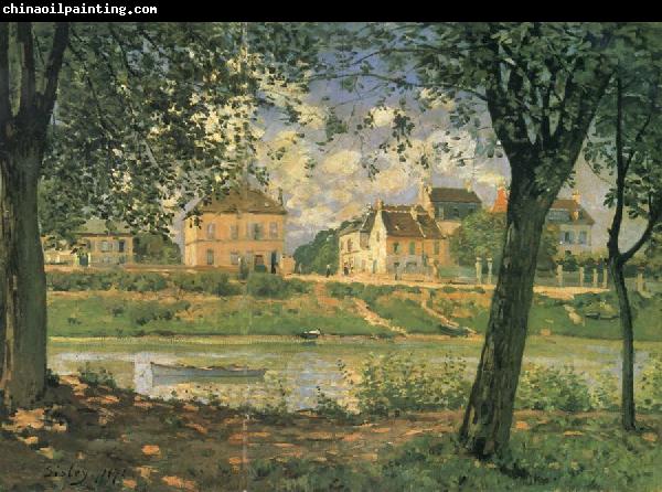 Alfred Sisley Villeneuve la Garenne on the Seine