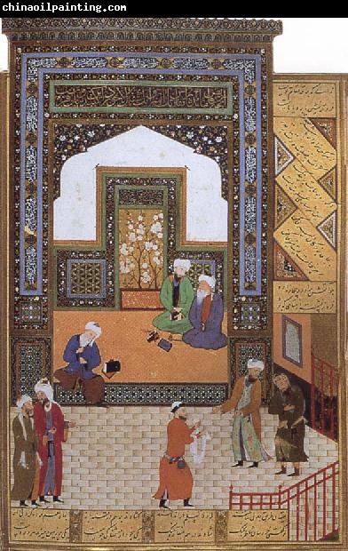 Bihzad A Poor dervish deserves,through his wisdom,to replace the arrogant cadi in the mosque