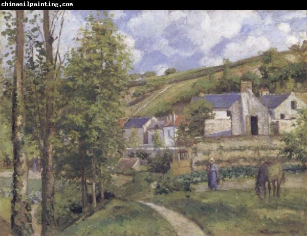 Camille Pissarro A View of L-Hermitogo,near Pontoise