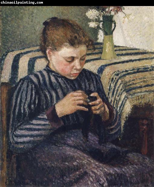 Camille Pissarro Woman sewing