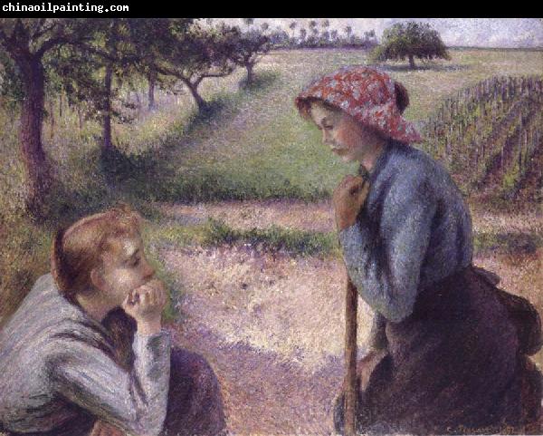 Camille Pissarro The conversation