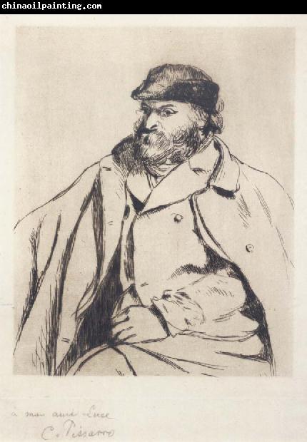 Camille Pissarro Portrait of Paul Cezanne