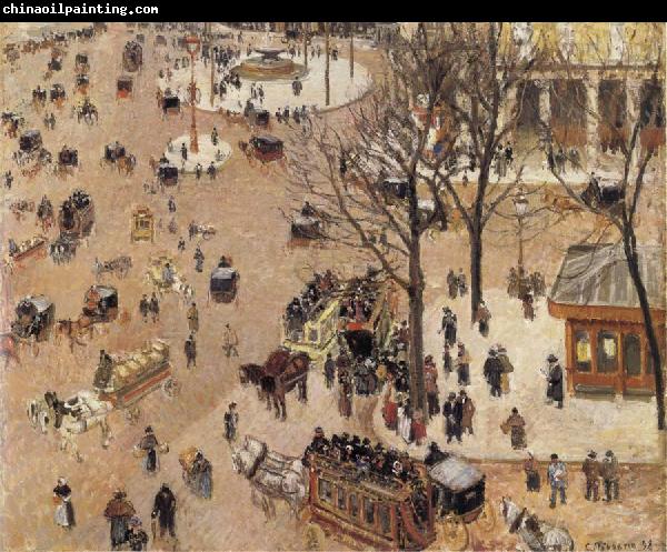 Camille Pissarro La Place du Theatre Franqais