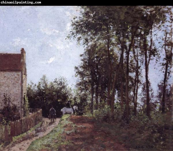 Camille Pissarro The Road near the farm La route pres de la ferme