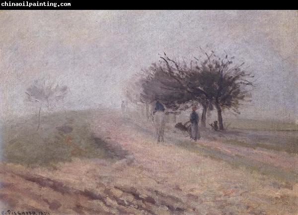 Camille Pissarro Effect of fog at Creil Effet de brouillard a Creil