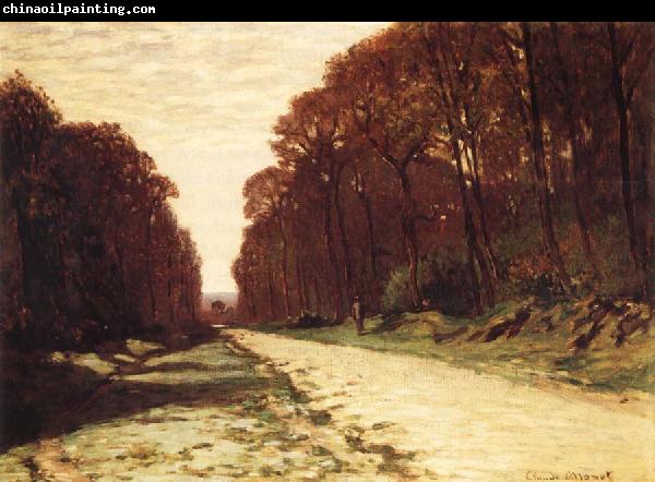 Claude Monet Road in Forest