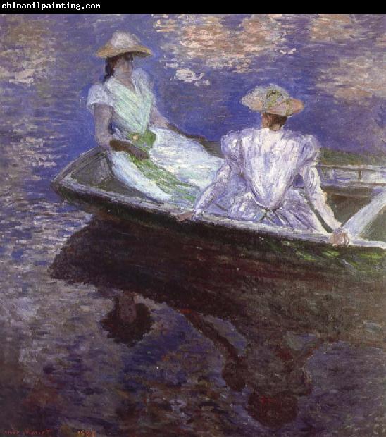 Claude Monet Young Girls in the Rowing Boat