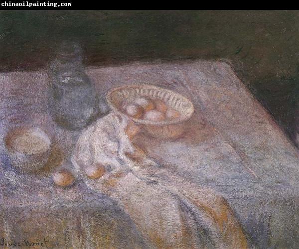 Claude Monet Still Life with Eggs