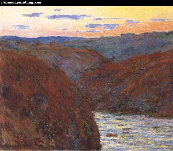 Claude Monet The Creuse,Sunset