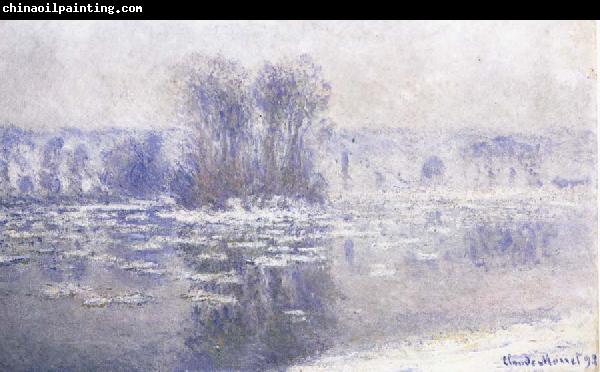 Claude Monet Floes at Bennecourt