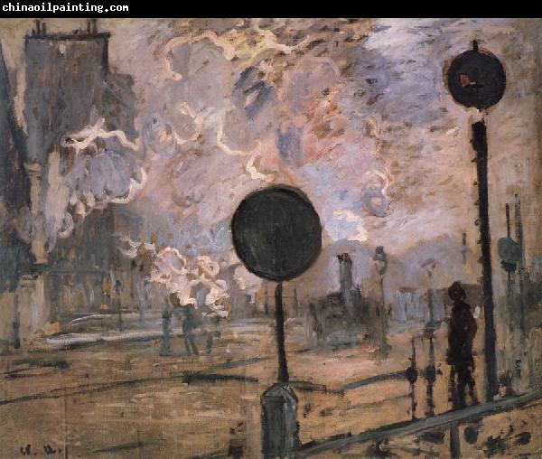 Claude Monet Exterior of Saint-Lazare Station