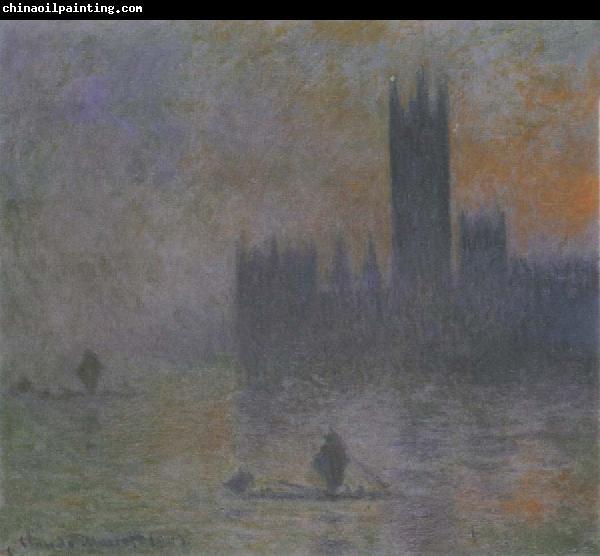 Claude Monet Houses of Parliament,Fog Effect