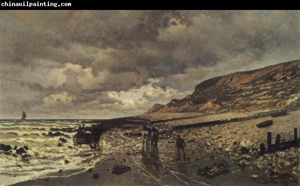 Claude Monet La Pointe de la Heve a Maree basse