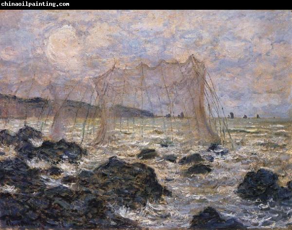 Claude Monet Fishing Nets at Pouruille