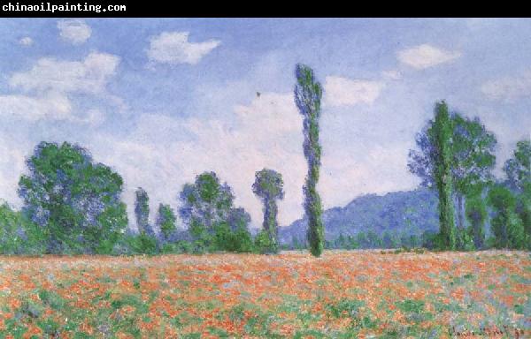 Claude Monet Poppy Field at Giverny