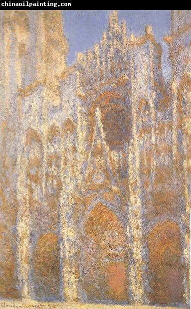 Claude Monet La Cathedrale de Rouen au Crepuscule