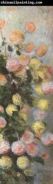 Claude Monet Dahlias