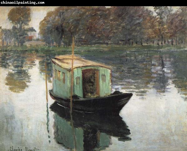 Claude Monet The Studio Boat