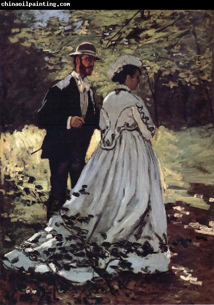 Claude Monet Les Promeneurs