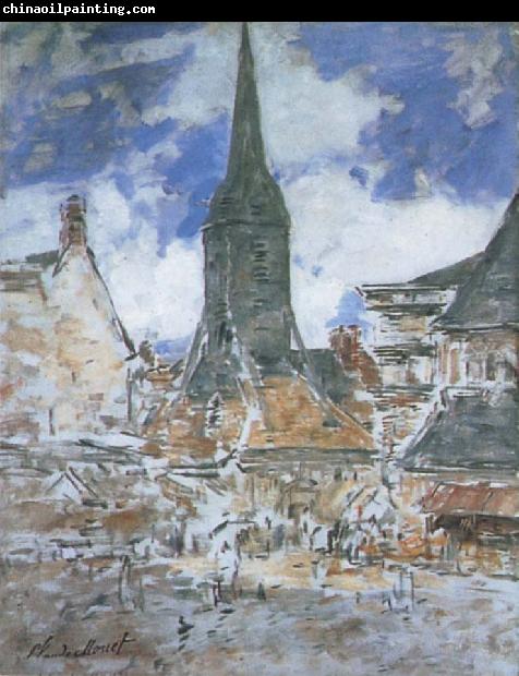 Claude Monet The Bell-Tower of Saint-Catherine at Honfleur