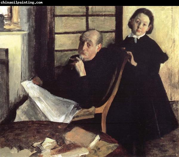 Edgar Degas Henri de Gas et sa niece Lucy