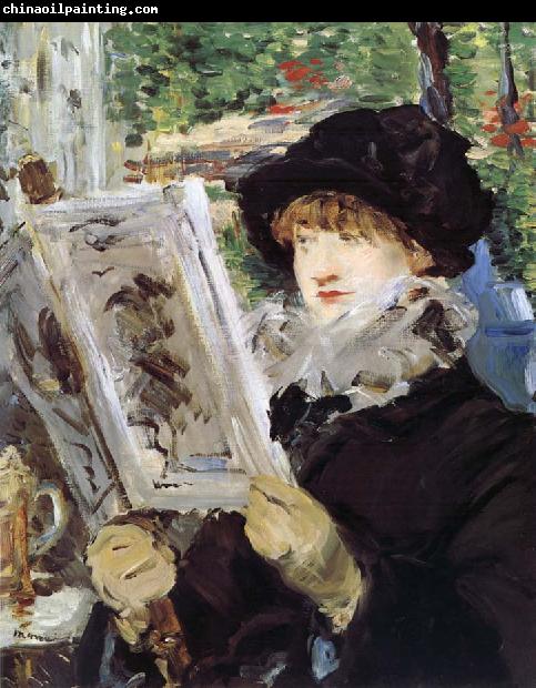 Edouard Manet La Lecture de l-Illustre