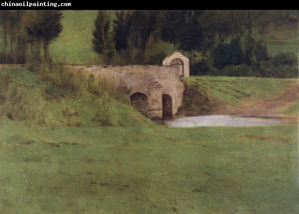 Fernand Khnopff The Bridge at Fosset