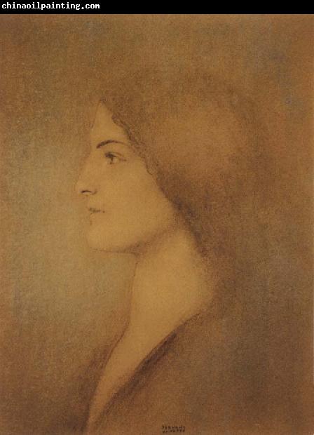 Fernand Khnopff Head of a Woman